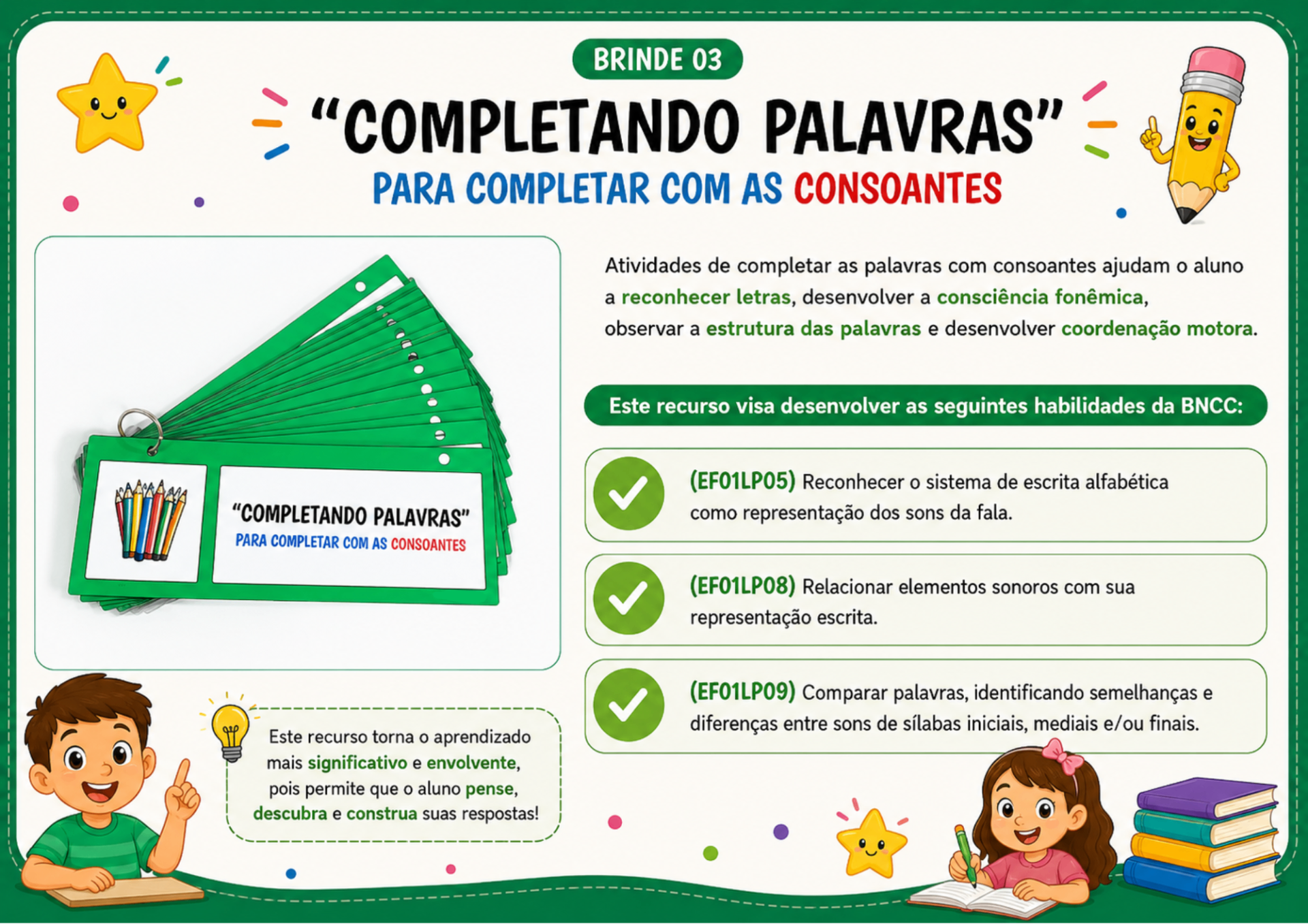 Completando com Consoantes